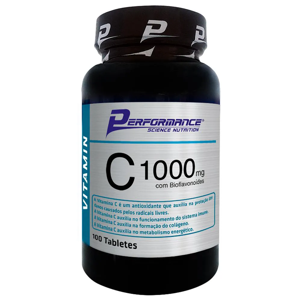 VITAMINA C 1000 MG 100 TABLETES - PERFORMANCE NUTRITION