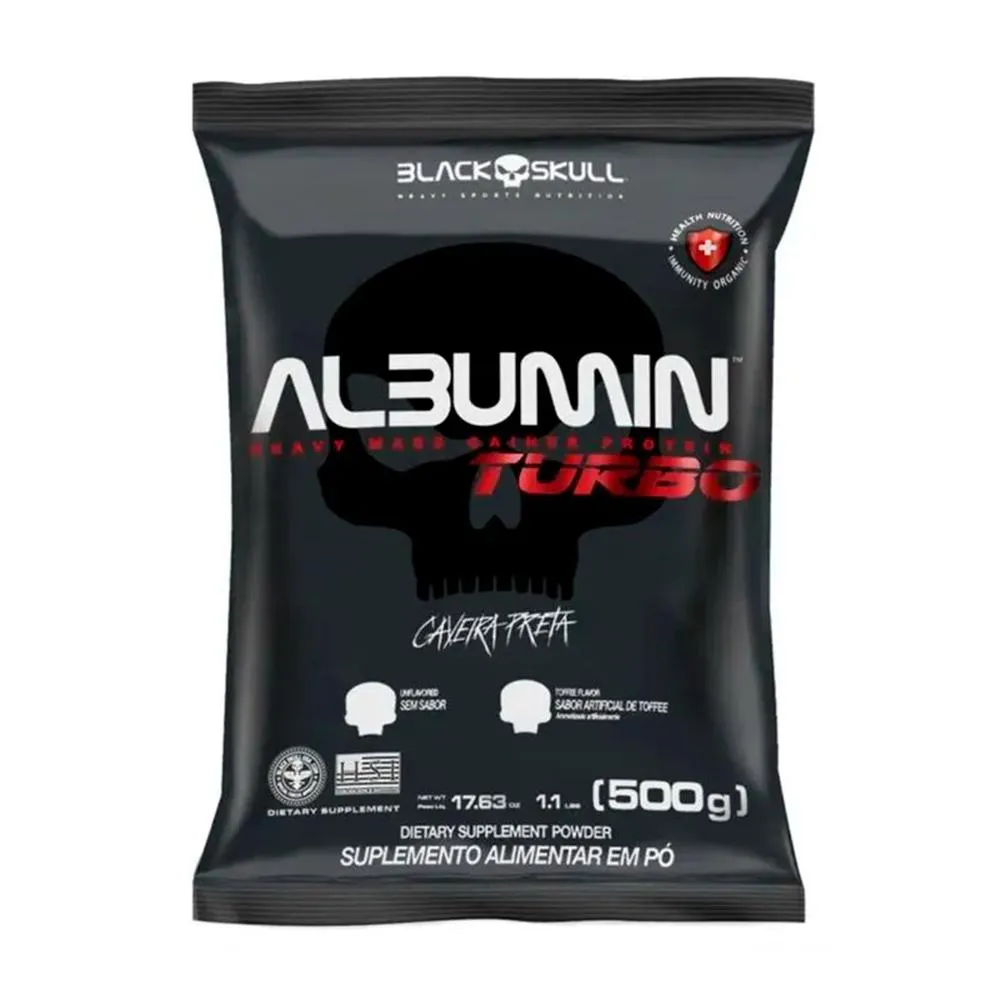 REFIL ALBUMIN TURBO SEM SABOR 500G