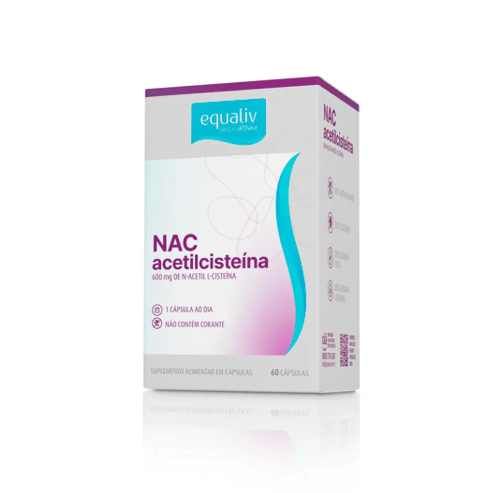 EQUALIV ACETILCISTEINA 600MG X60 CAP