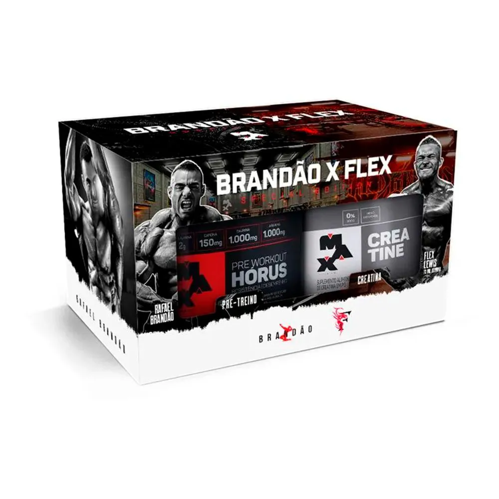 PROMOPACK BRANDÃO X FLEX - HÓRUS LIMÃO YUZU + CREATINA
