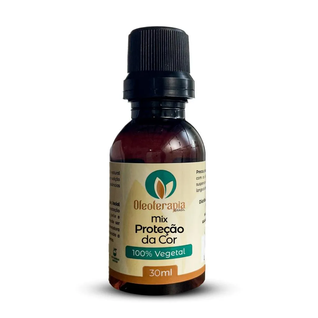 MIX PROTEçãO DA COR  100% NATURAL - UMECTAçãO E CUIDADOS CAPILARES 30ml