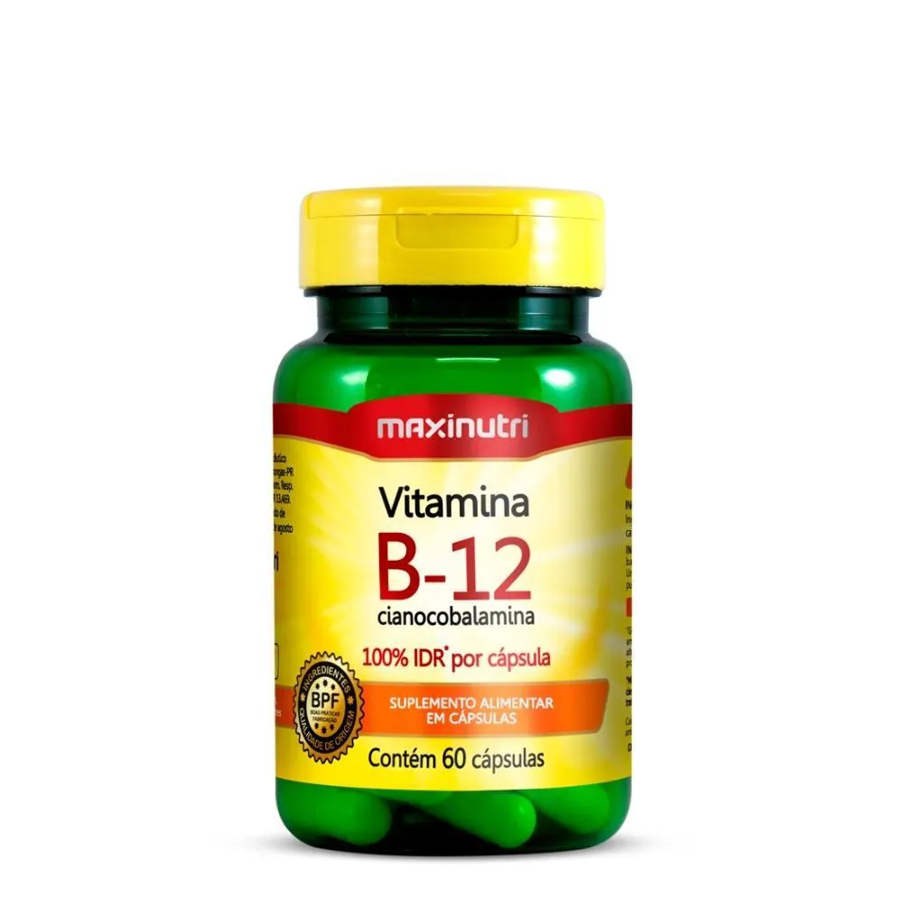 VITAMINA B-12 100% IDR - 60 CáPS. MAXINUTRI