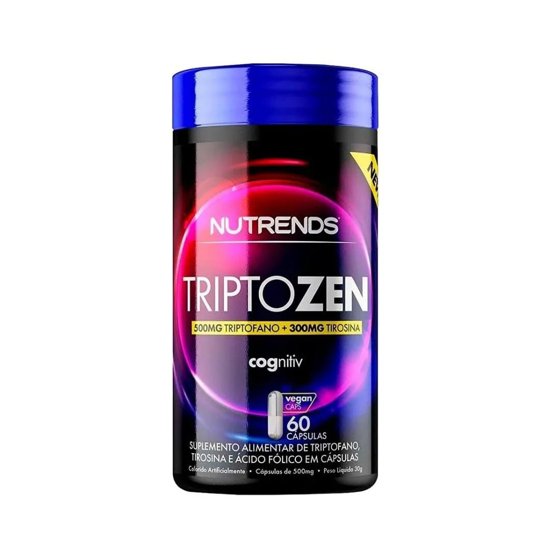 TRIPTOZEN COGNITIV 60CAPS - NUTRENDS 60 CÁpsulas SEM Sabor