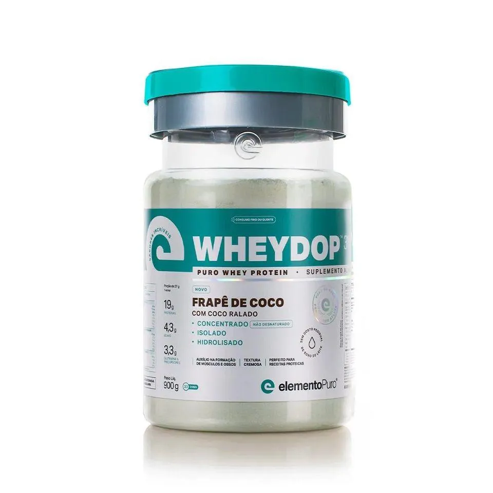 WHEYDOP 3W (900G) - SABOR: FRAPê DE COCO