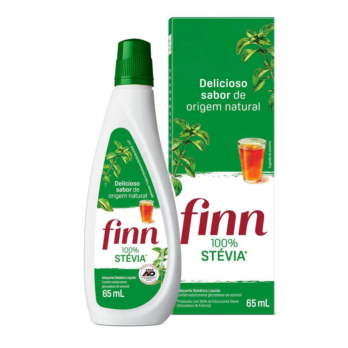 Adoçante Líquido Finn Stévia e Taumatina 65ml