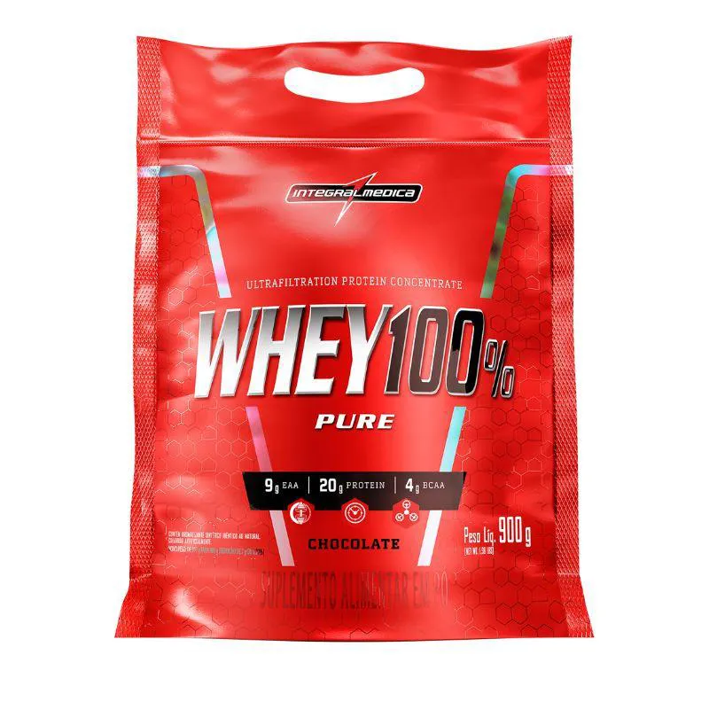 IM WHEY 100% PURE CHOCOLATE INTEGRALMEDICA 900G