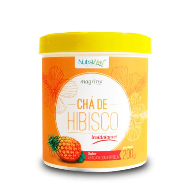 CHá HIBISCO ABACAXI COM HORTELã NUTRAWAY 200G