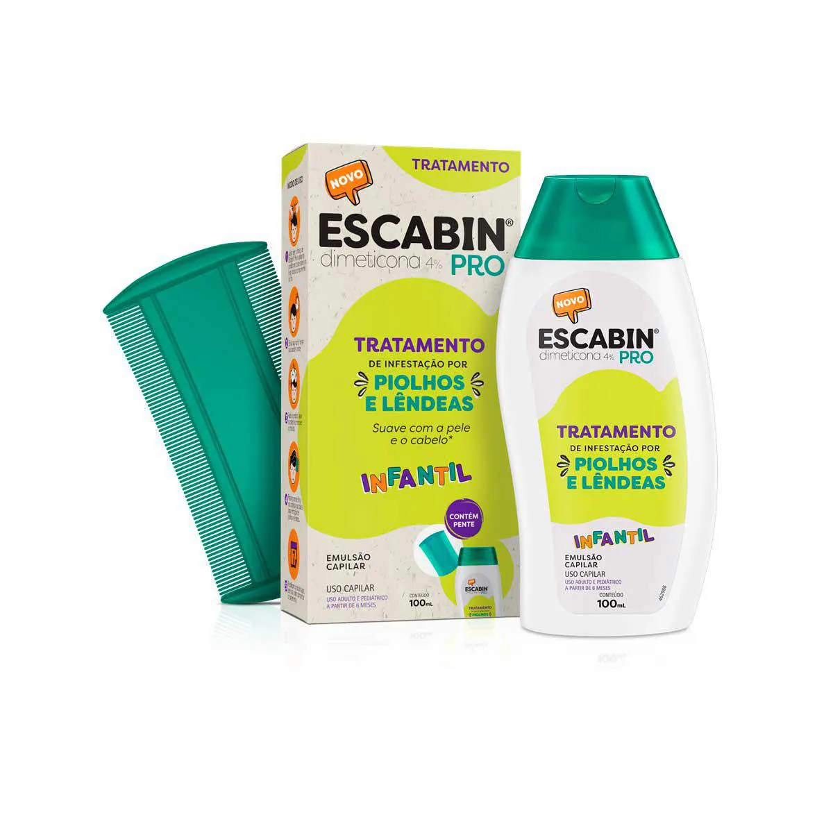 Escabin Pro 4% Emulsão Capilar com 100ml