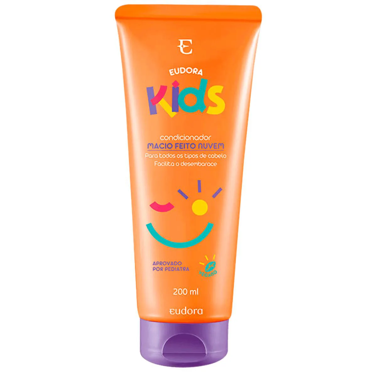 Condicionador Eudora Kids Macio Feito Nuvem 200ml