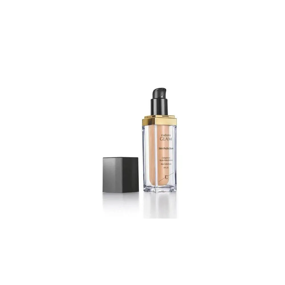 BASE LíQUIDA EUDORA GLAM SKIN PERFECTION FPS 25 COR 25
