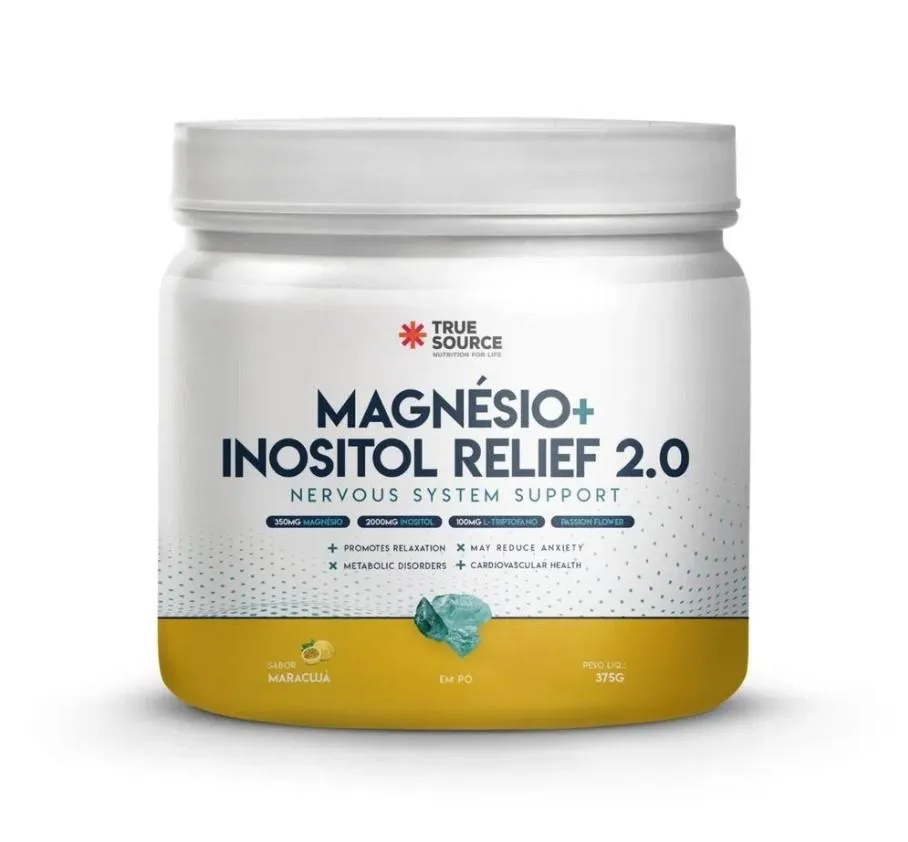 MAGNéSIO + INOSITOL RELIEF 2.0 (375G) - SABOR: MARACUJá