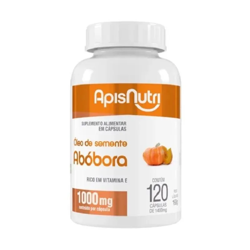 ÓLEO DE SEMENTE DE ABóBORA 1000MG (120 CAPS) - PADRãO: ÚNICO