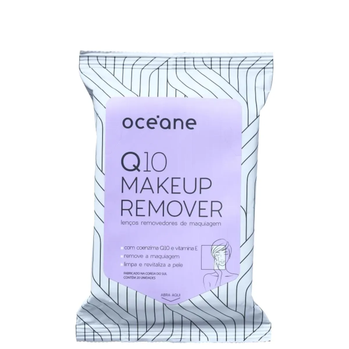 OCEANE Q10 LENçO REMOVEDOR 20 UNIDADES