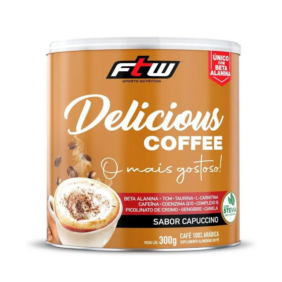 DELICIOUS COFFEE (300G) - SABOR: CAPUCCINO