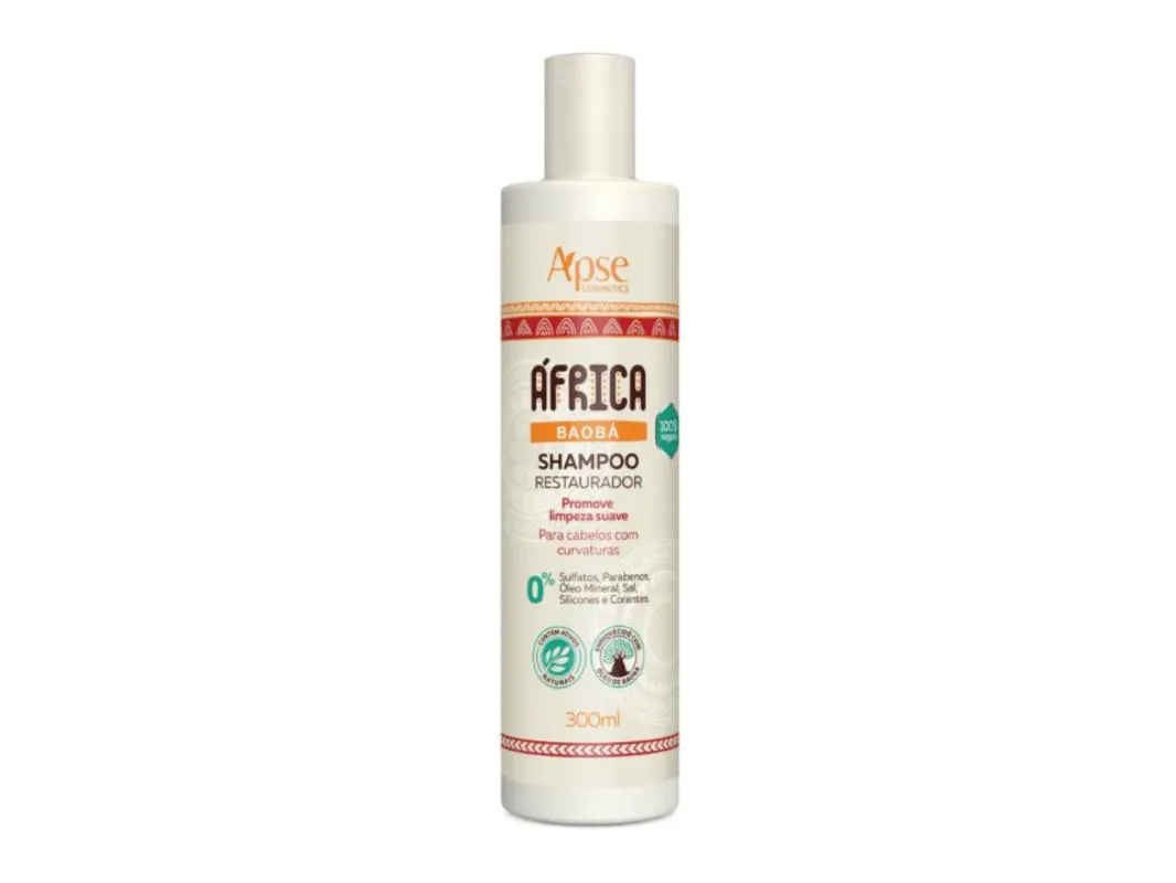 Shampoo Apse Restaurador Baobá África 300ml
