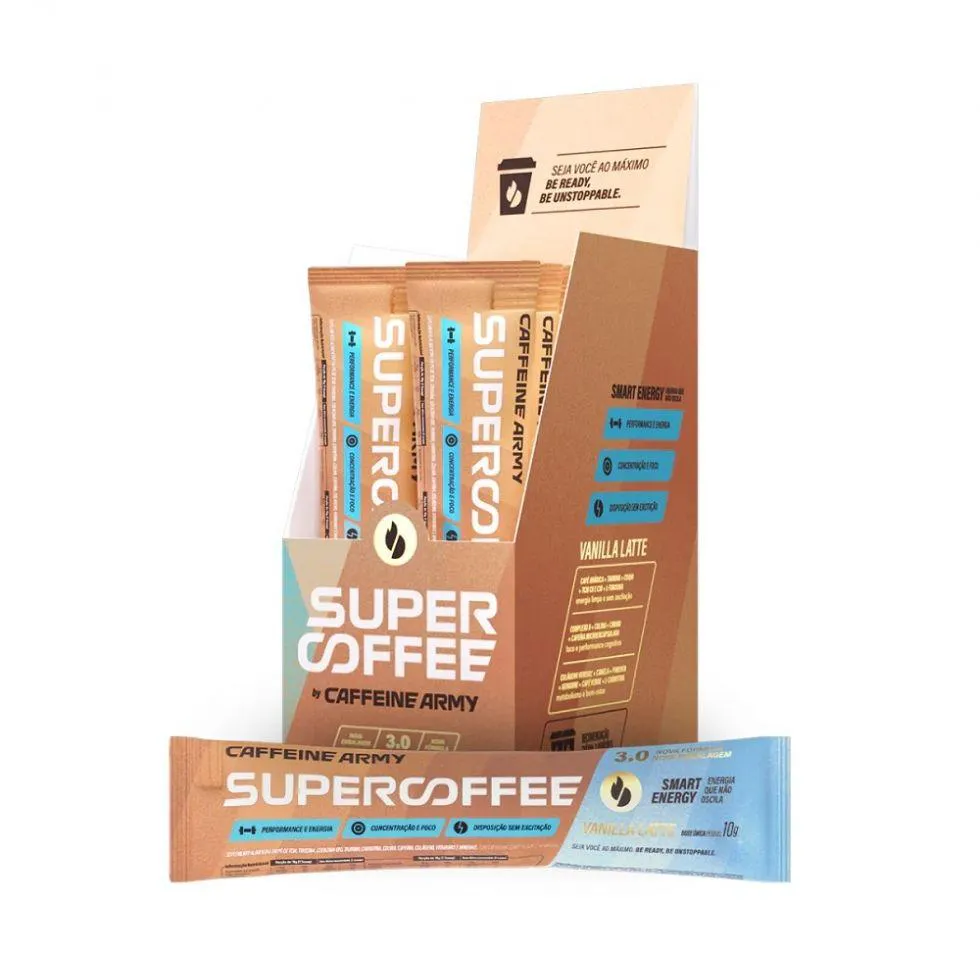 SUPERCOFFEE 3.0 TO GO (14 SACHêS DE 10G) VANILLA LATTE