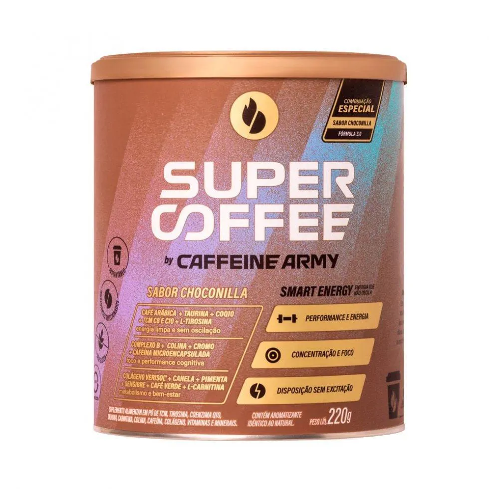 SUPERCOFFEE 3.0 (220G) - SABOR: CHOCONILLA