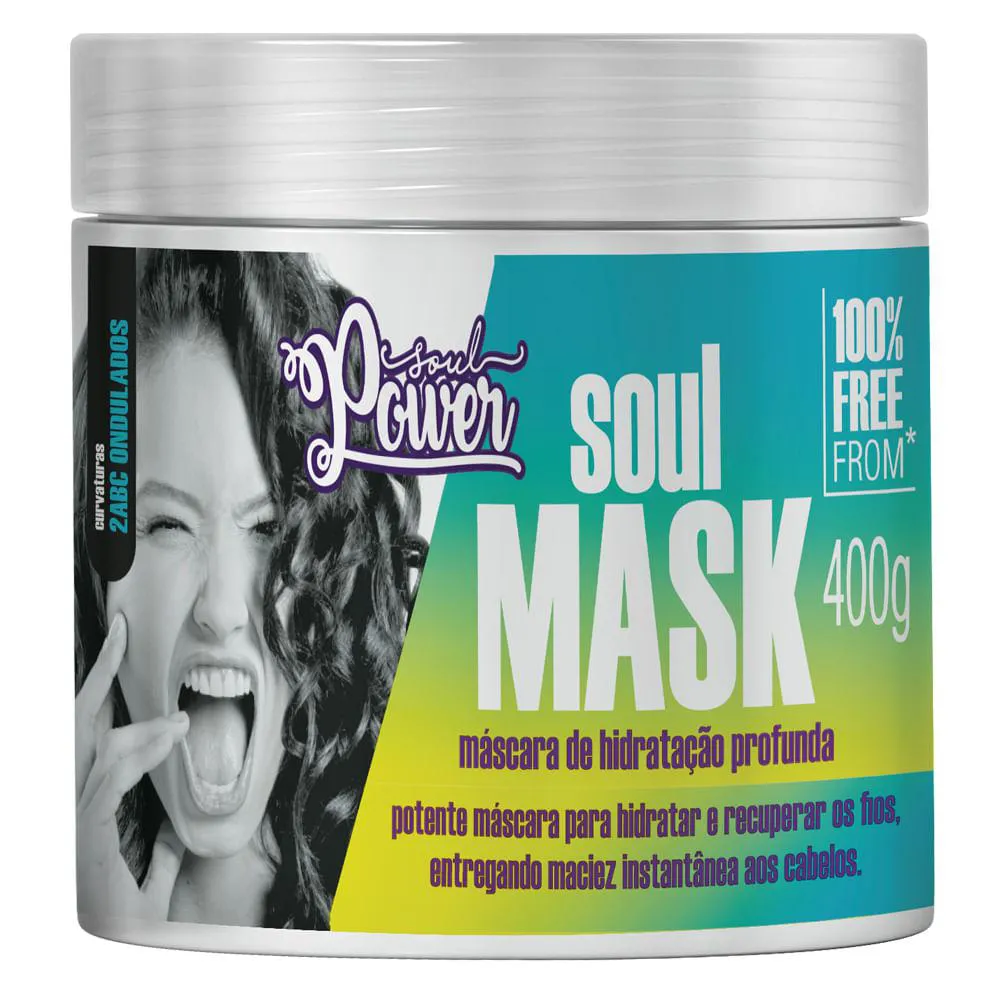 MáSCARA DE HIDRATAçãO PROFUNDA SOUL MASK 400G - SOUL POWER