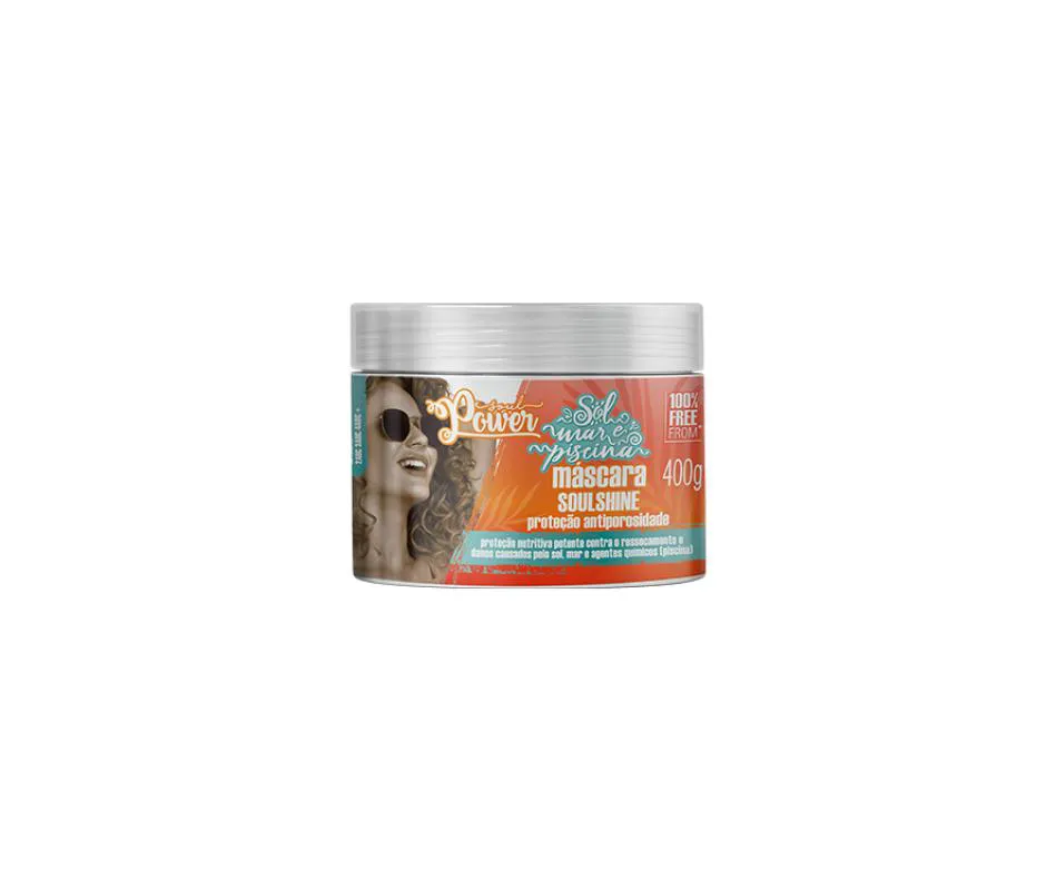 MáSCARA SOL, MAR E PISCINA SOULSHINE - 400G - SOUL POWER