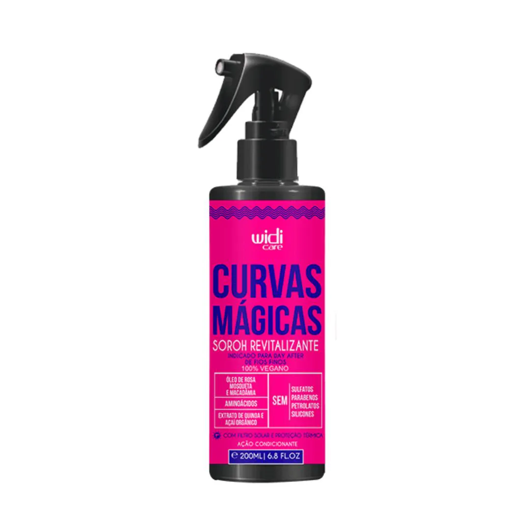 SOROH REVITALIZANTE CURVAS MáGICAS 200ML - WIDI CARE