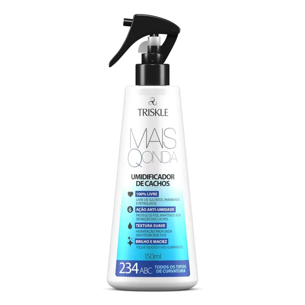 UMIDIFICADOR DE CACHOS MAIS Q ONDA 150ML - TRISKLE