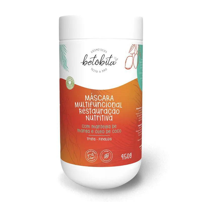 MáSCARA MULTIFUNCIONAL RESTAURAçãO NUTRITIVA 950G - BETOBITA