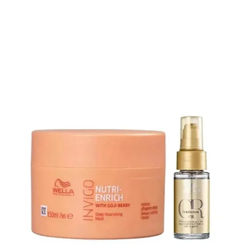 KIT WELLA NUTRI-ENRICH MáSCARA 150ML + OIL REFLECTIONS 30ML