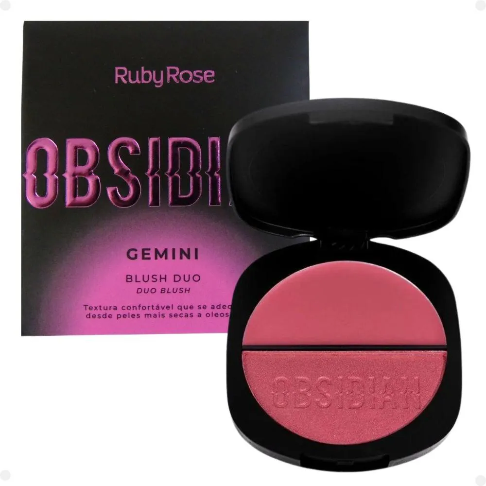 BLUSH DUO RUBY ROSE OBSIDIAN GEMINI OG04 7,9G