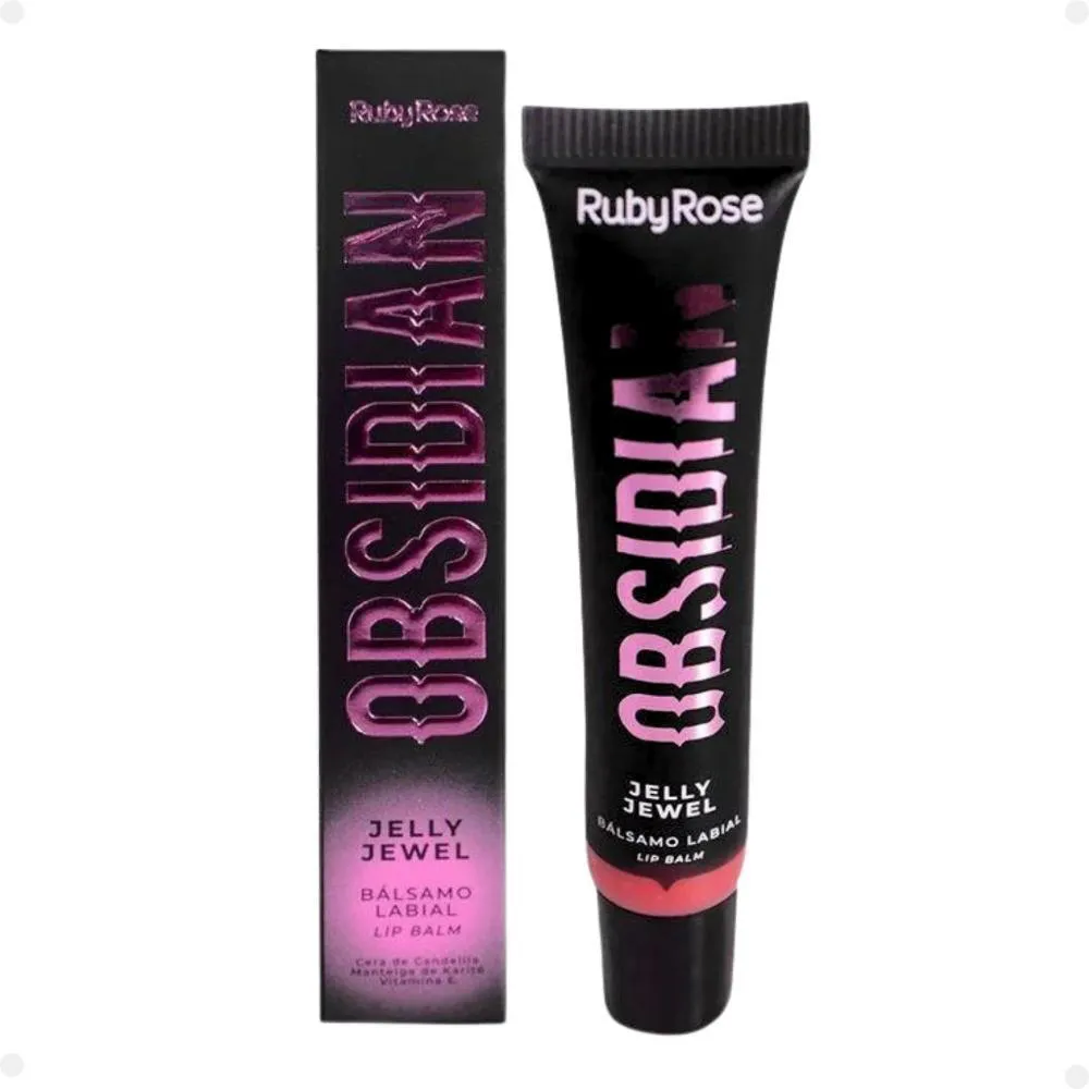 LIP BALM RUBY ROSE OBSIDIAN JELLY JEWEL JASPER 10ML