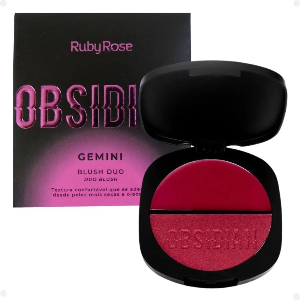 BLUSH DUO RUBY ROSE OBSIDIAN GEMINI OG06 7,9G