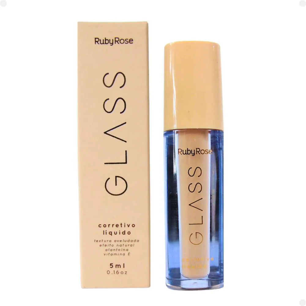 CORRETIVO LíQUIDO RUBY ROSE GLASS GCL10 5ML