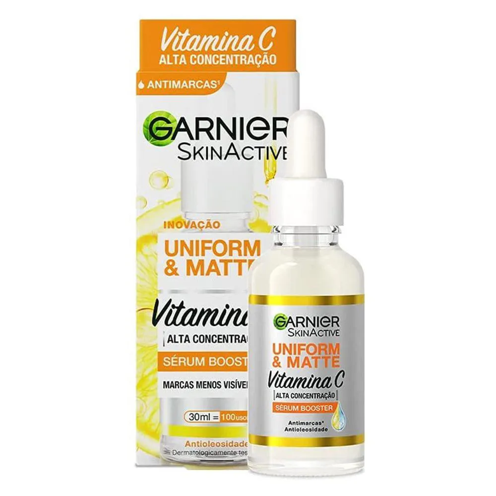SéRUM BOOSTER GARNIER UNIFORM&MATTE VITAMINA C 30ML