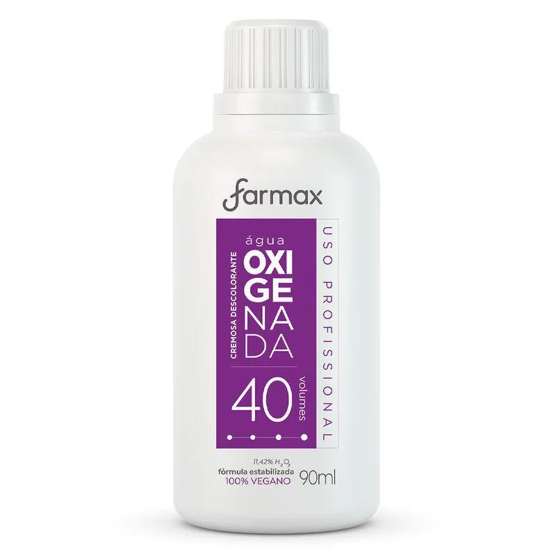 AGUA OXIGENADA CREMOSA 40 VOL 90 ML FARMAX