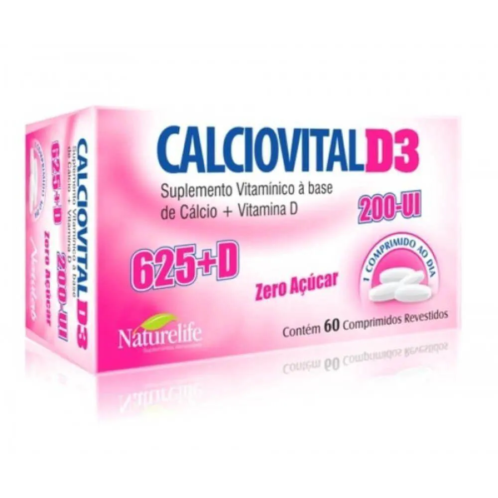 CALCIOVITAL D3 625MG 60 CAPSULAS NATULAB