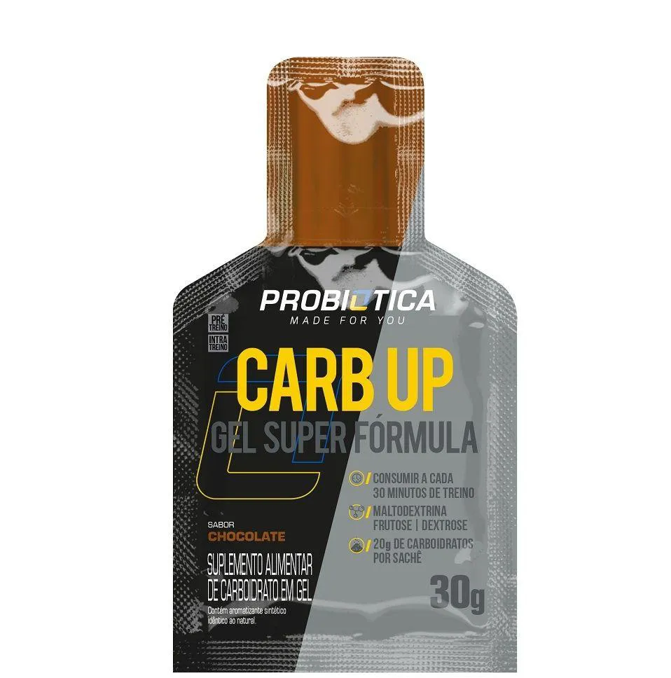 CARB UP ENERGY GEL SUPER FóRMULA (30G) - SABOR: CHOCOLATE