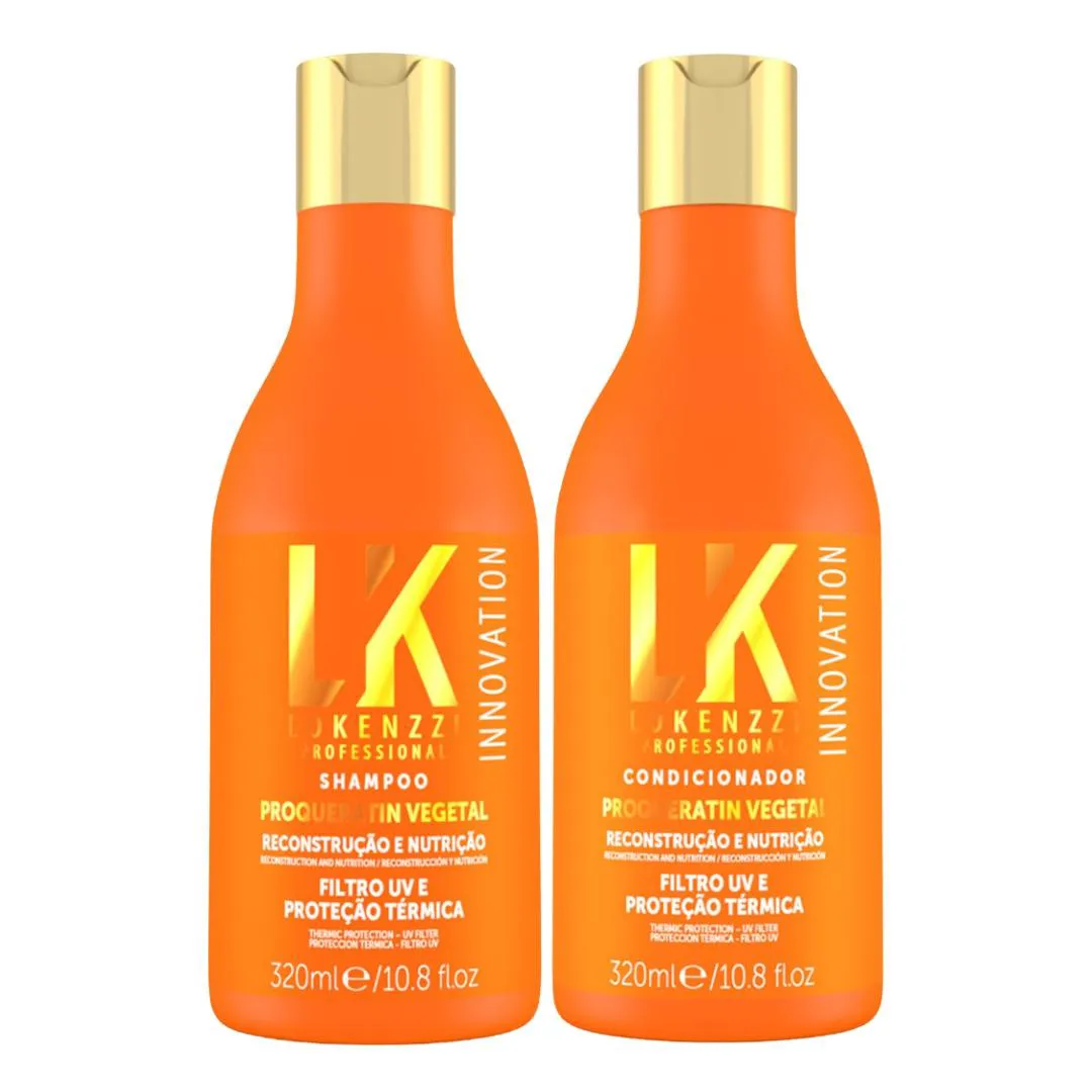 KIT LOKENZZI PROQUERATIN SHAMPOO E CONDICIONADOR 320ML