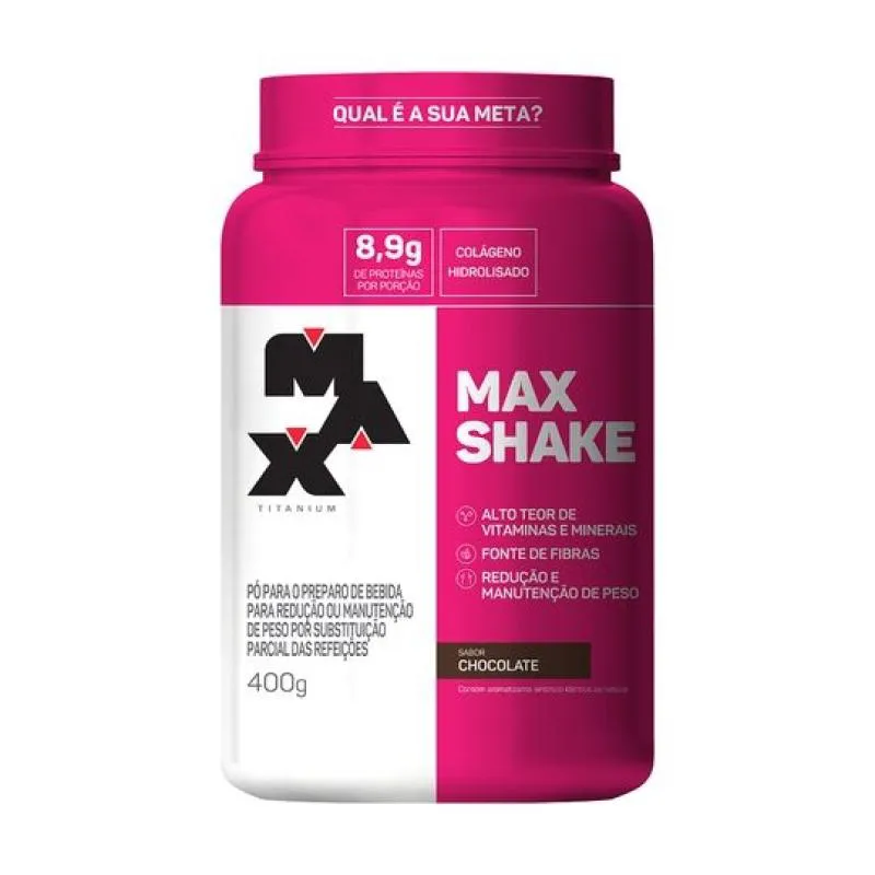 MAX SHAKE (400G) - SABOR: CHOCOLATE