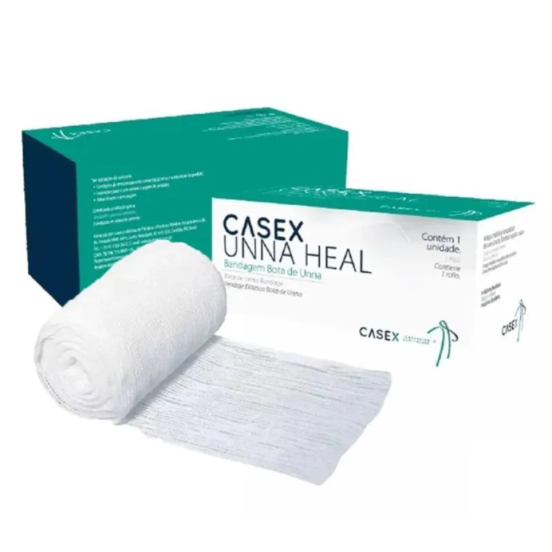 BANDAGEM BOTA DE UNNA HEAL CASEX 10,2CM X 9,14M 102x914