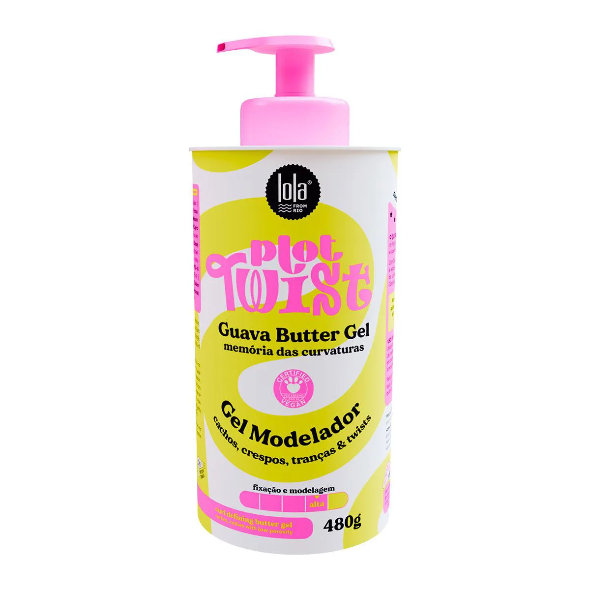 Gel Modelador Lola Cosmetics Plot Twist Guava Butter Gel 480g