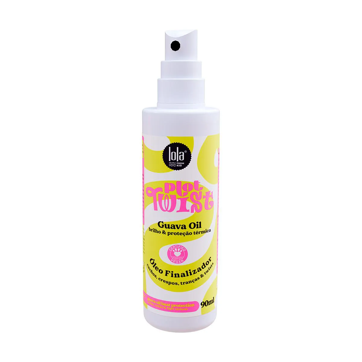 Óleo Finalizador Cabelo Cacheado Lola Plot Twist Guava Oil 90ml