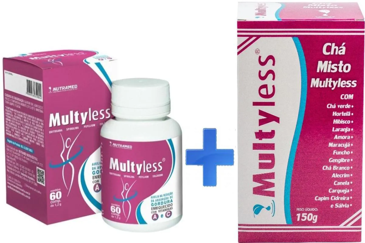 MULTYLESS KIT 1 - COMPRIMIDOS + CHá 100G