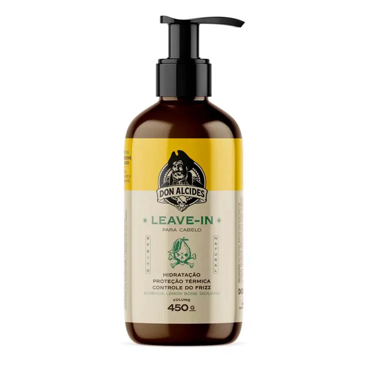 LEAVE-IN PARA CABELO MASCULINO LEMON BONE 450G DON ALCIDES