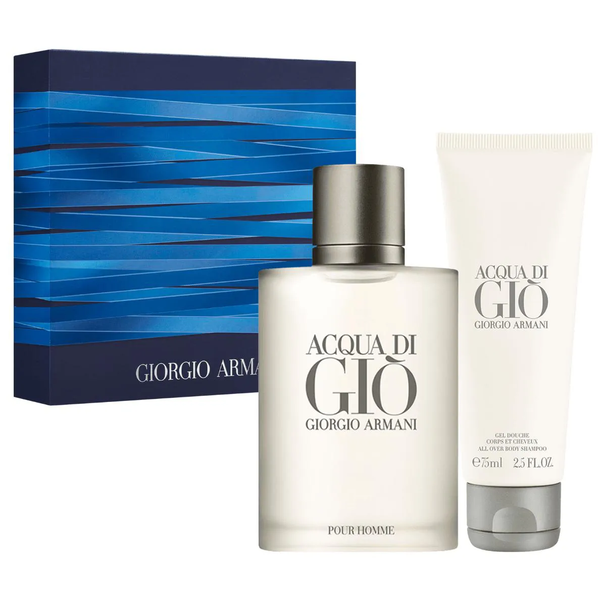 KIT PERFUME ACQUA DI GIò DE GIORGIO ARMANI EDT 100ML E SHOWER GEL 75ML