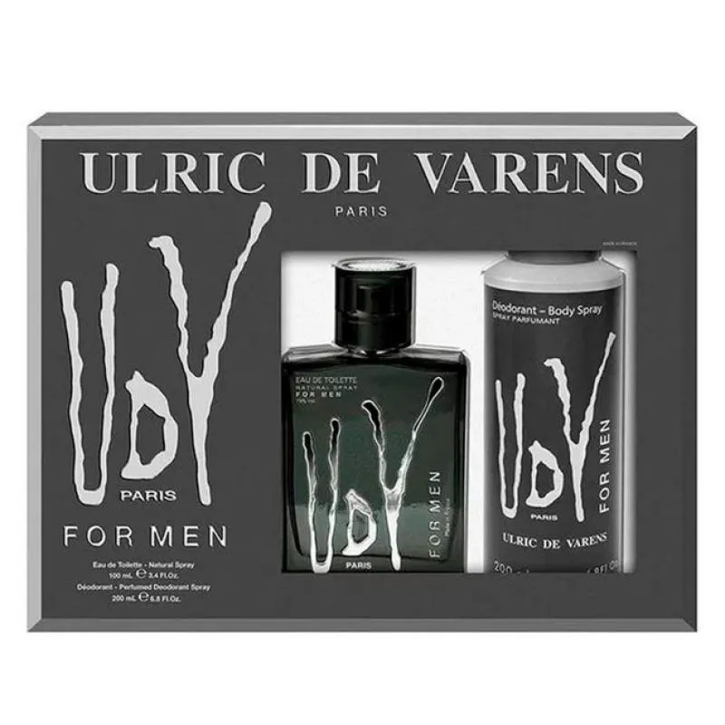 KIT UDV FOR MEN EDT ( PERFUME 100 ML + DEO SPRAY 200 ML )