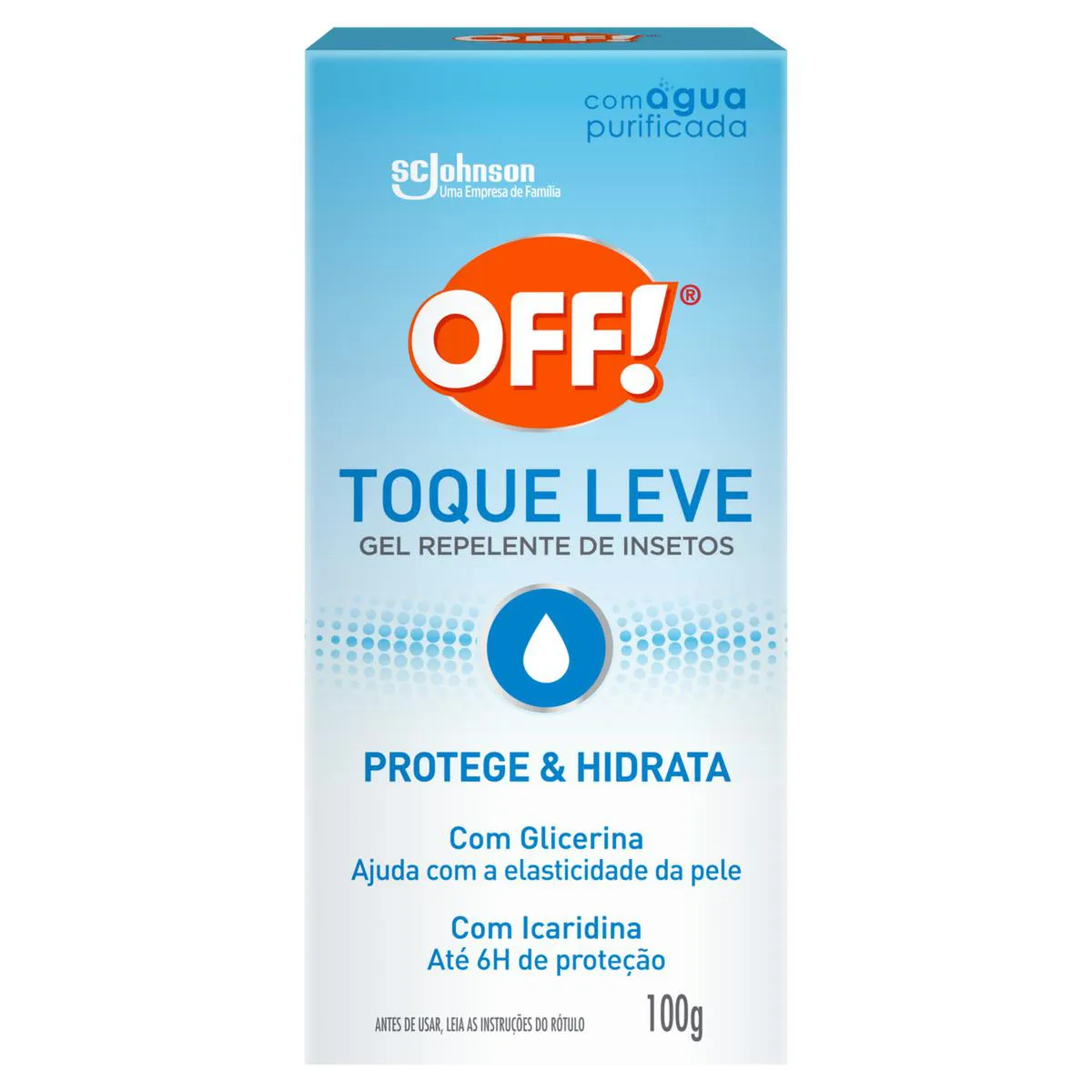 REPELENTE GEL OFF! TOQUE LEVE 100G