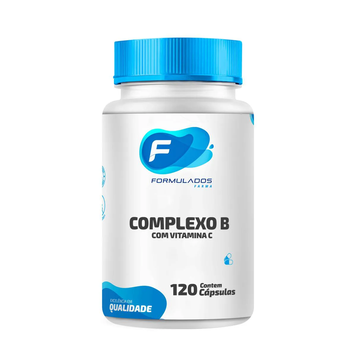 COMPLEXO B COM VITAMINA C 120 DOSES - FORMULADOS FARMA