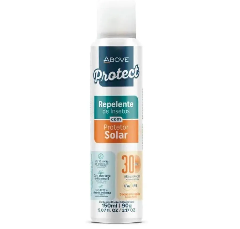 ABOVE REPELENTE DE INSETOS COM PROTETOR SOLAR FPS30 150ML