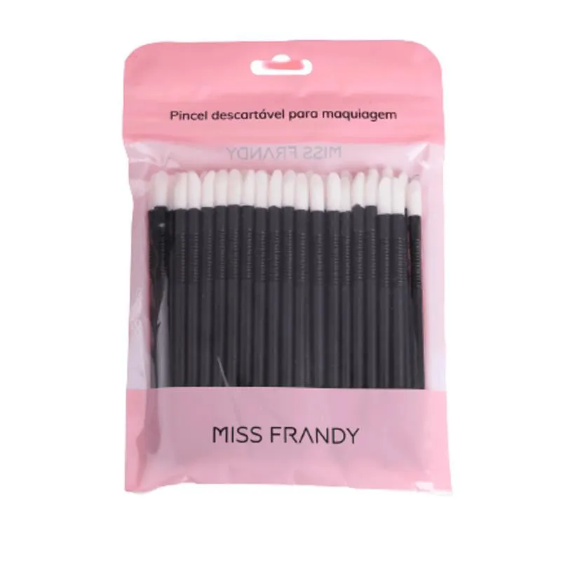 KIT COM 50 PINCEIS DESCARTáVEIS - MISS FRANDY