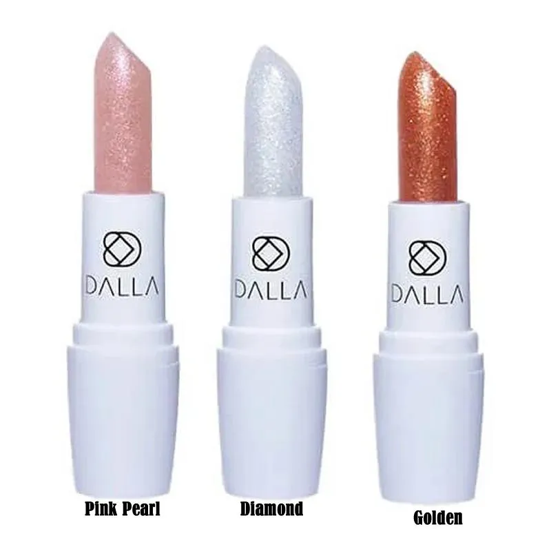 BALM LABIAL COM BRILHO SPARKLY - DALLA MAKEUP Golden