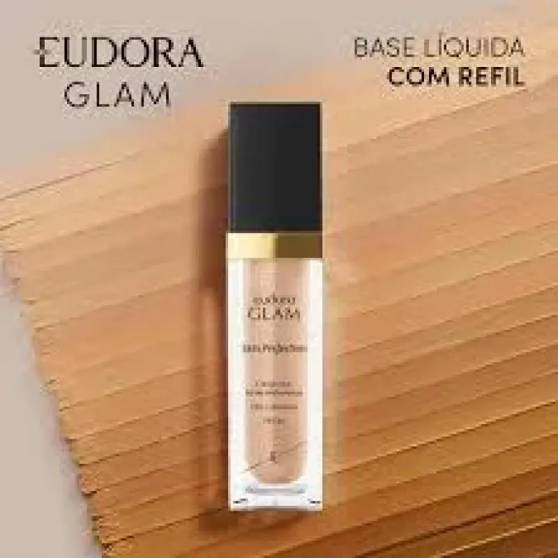 BASE LIQUIDA EUDORA GLAM SKIN PERFECTION COR 00 30 ML